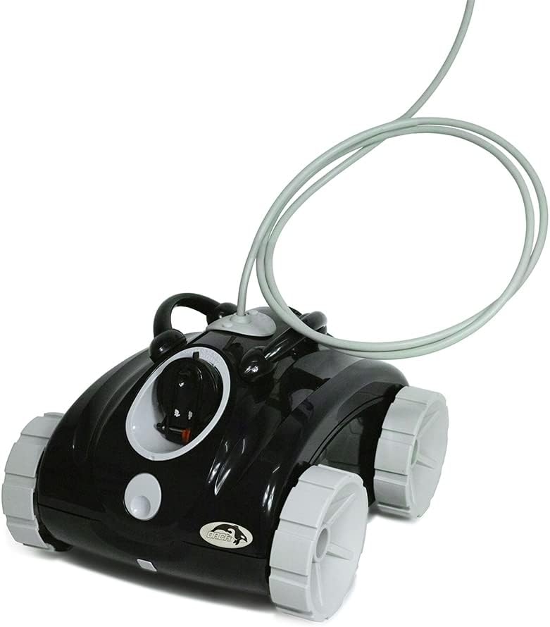 ORCA Orca 050 Pool Robot – Freestanding – Compatible with All Coating – Top Bag Access – Orca 50 Pool Robot – For Swimming Pools up to approximately 36 m3