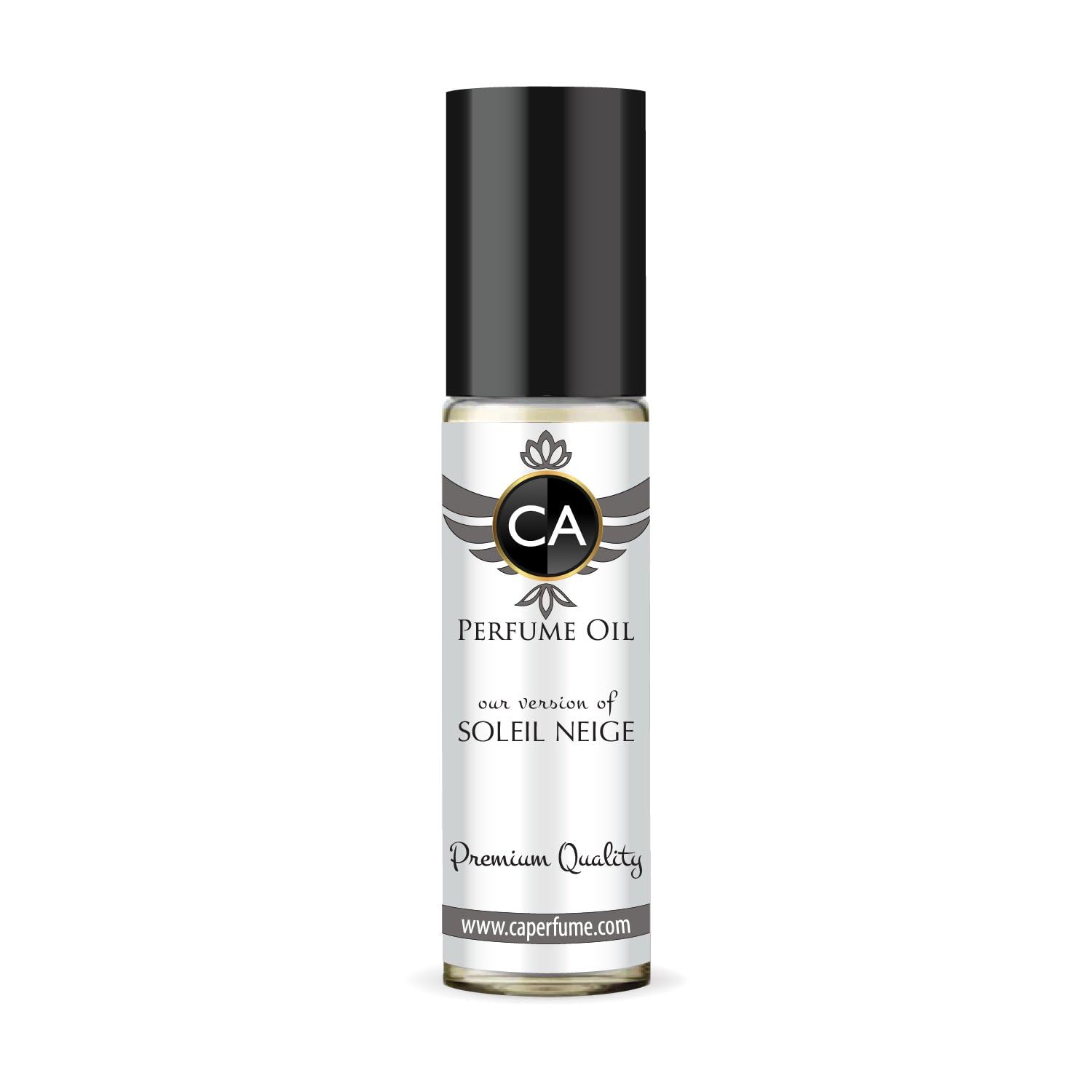 CA Perfume Impression of Soleil Neige Unisex Fragrance Oil Amber Floral Scent Long Lasting Perfumes for Women & Men Travel Size TSA Ready Mini Parfum Body Oil Roll-on 0.33 Fl Oz 10ml