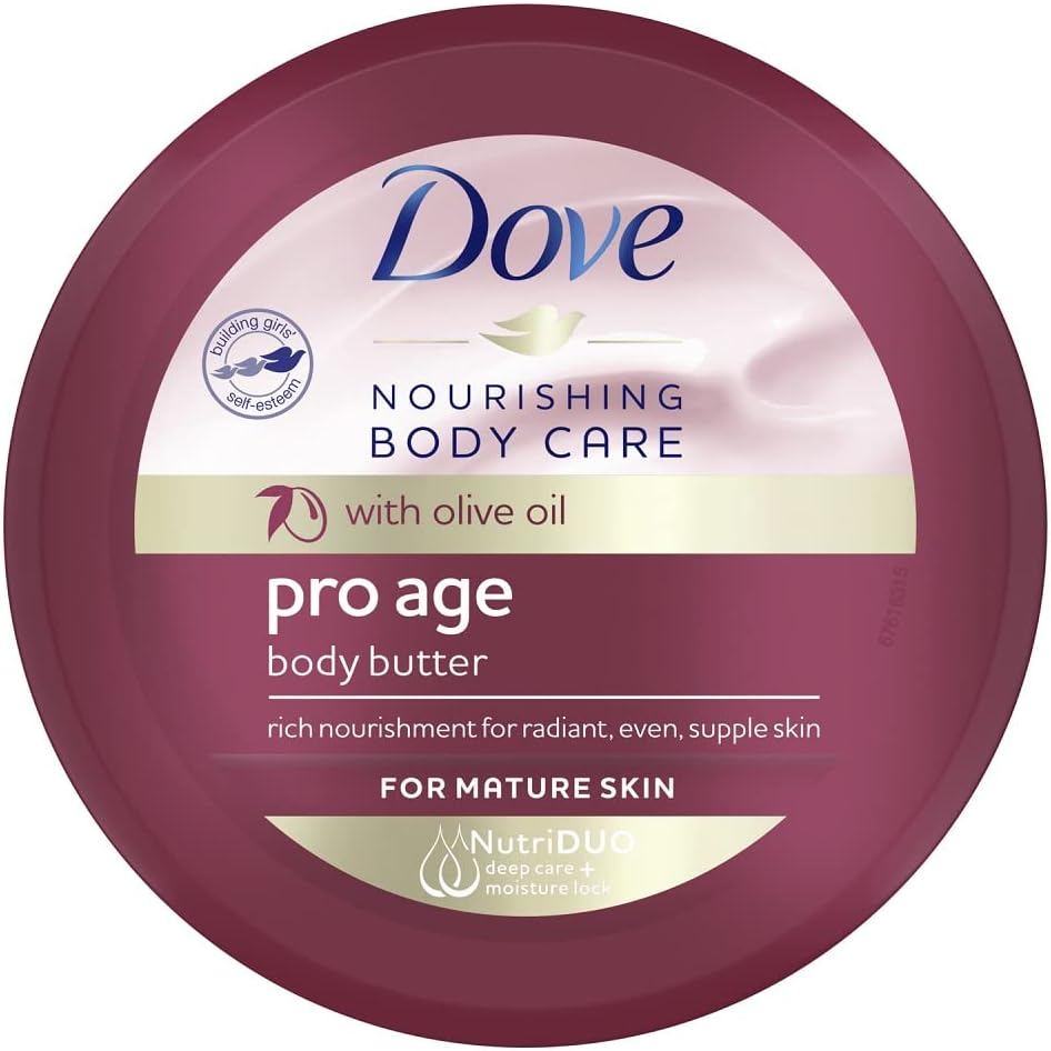 Dove Nourishing Body Care Pro Age Body Butter 250ml (Pack of 3)