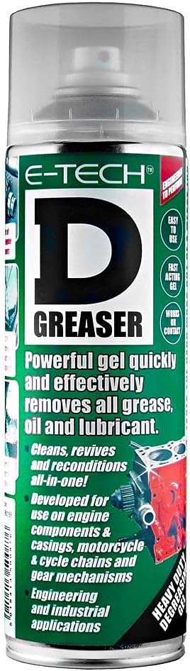 MP Essential Car Engine, Motorcycle & Cycle Chains and Machinery Degreasers D Greaser Grease, Oil and Lubricant Remover Cleaner Spray | 500ml Bottle