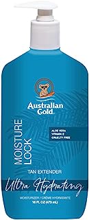 Australian Gold Moisture Lock Tan Extender Lotion, Enriched with Vitamin E & Aloe Vera, Cocoa Dreams Fragrance, 16 Fl oz​