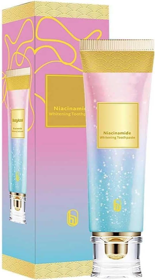 Toothpaste,Body Accel Niacinamide Whitening Toothpaste Fresh Breath Toothpaste,Nicotinamide Toothpaste,Nicotinamide Dazzle White Toothpaste Stains,Toothpaste for Sensitive Teeth (1)