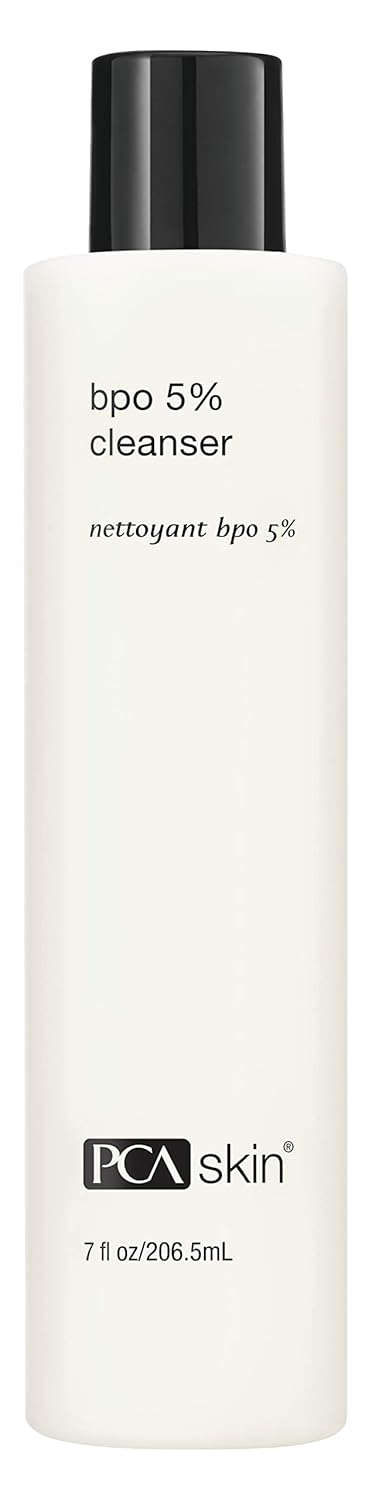 PCA SKIN 5% Benzoyl Peroxide Face Wash, Foaming Acne Facial Cleanser for Oily and Acne Prone Skin, Eliminates Existing Acne and Helps Prevent Future Breakouts, Cleanses and Calms, 7.0 oz Bottle