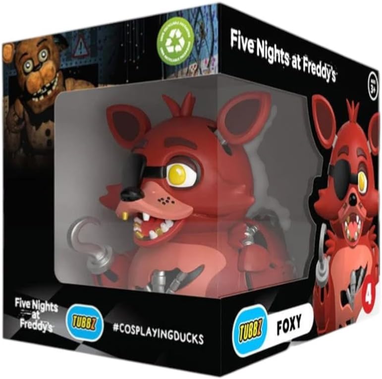 TUBBZ Boxed Edition: Five Nights At Freddy's - Foxy Cosplaying Rubber Duck Vinyl Figure