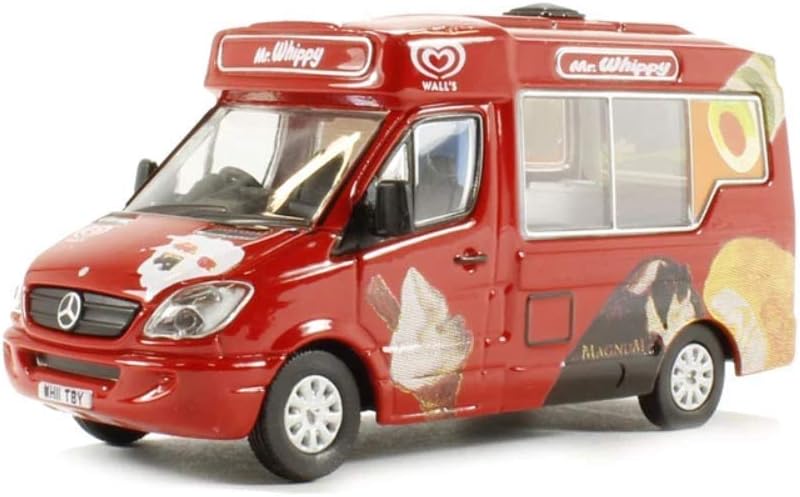 Oxford Diecast 76WM001 Mercedes Walls Ice Cream Van Whitby Mondial OO Gauge Age 14+