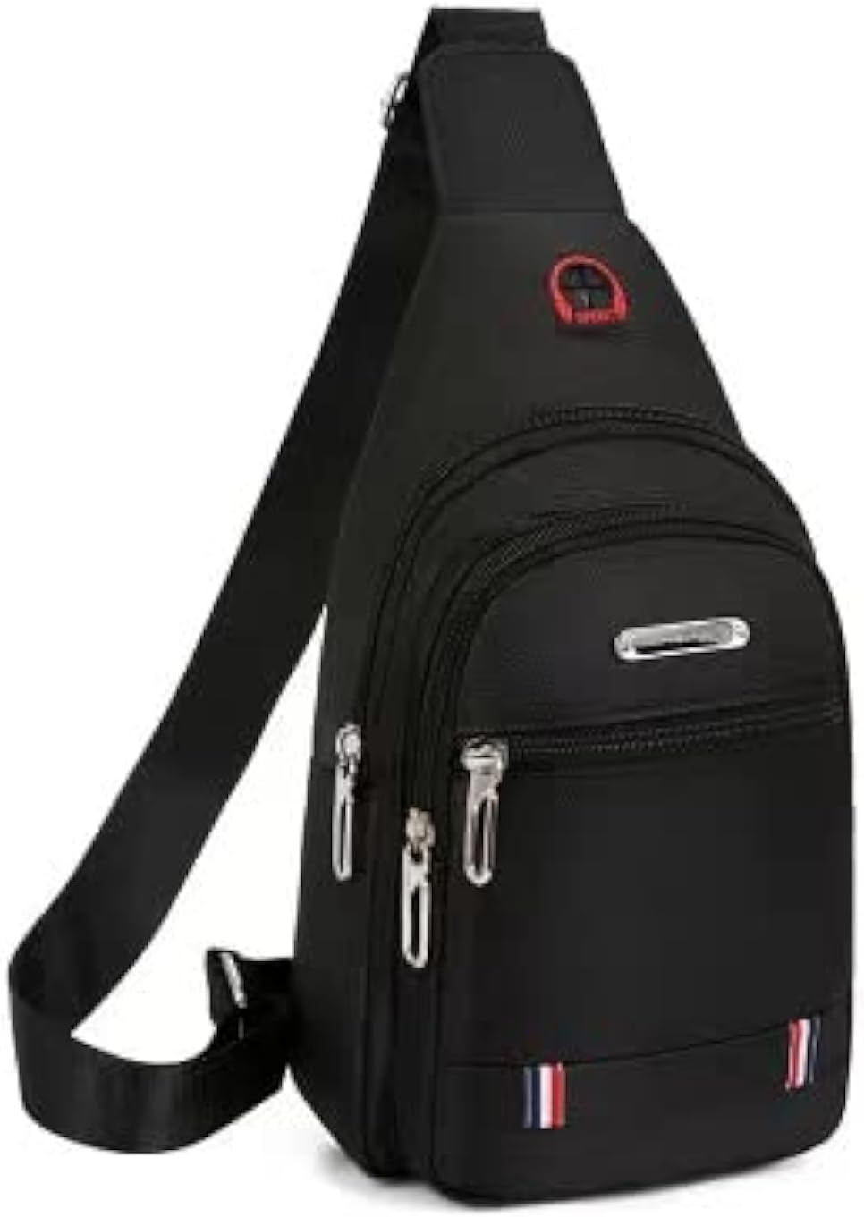 Men's chest bag canvas leisure bag sports small backpack oxford cloth single shoulder messenger bag