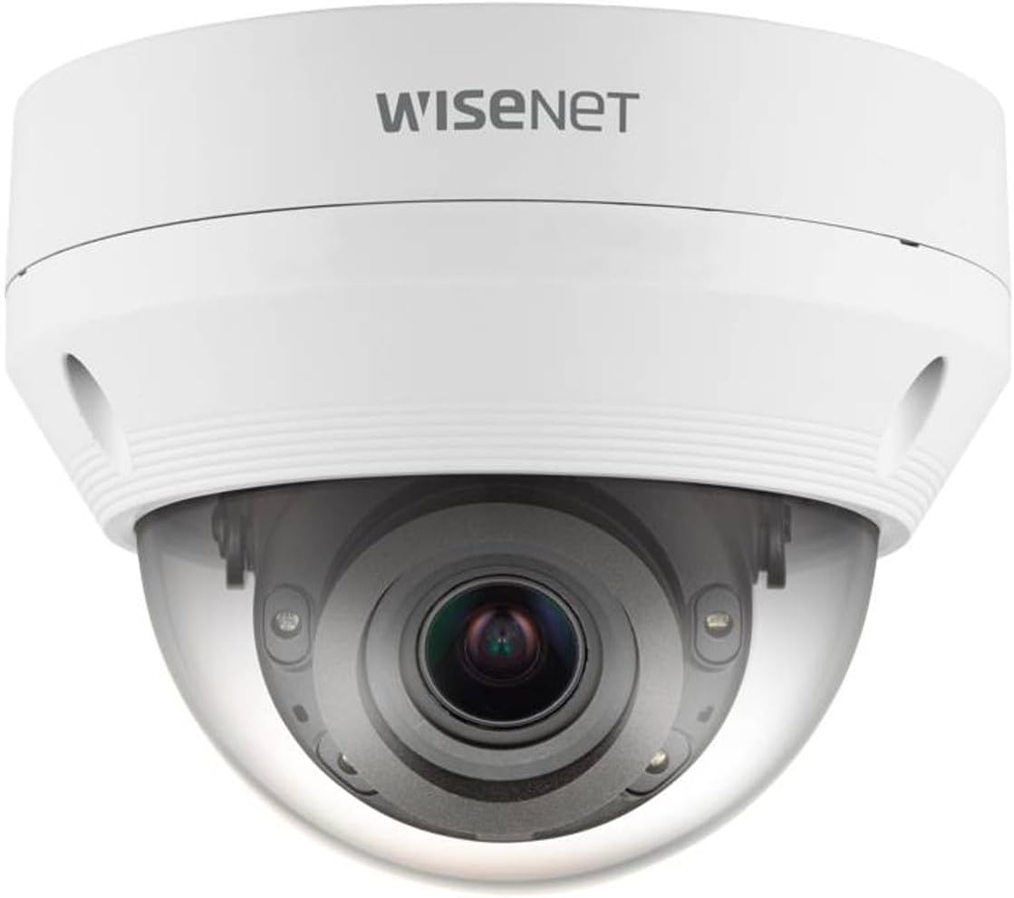 hanwha QNV-8080R 5 MP Network IR Vandal Resistant Dome Camera with Varifocal Lens