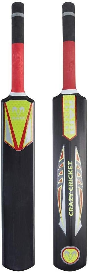 Ram Cricket Crazy Cricket Bat – Durable Plastic Construction with Powerful Hitting Zone – Available in Sizes SH, 6, 4, 2, 0 – Suitable for Cricket Training, Cricket Matches, Garden, Beach, or Park