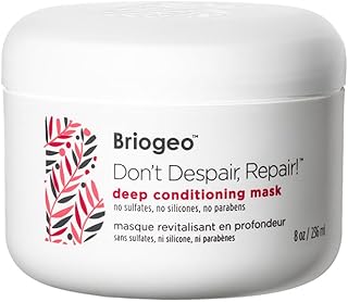 Briogeo Don't Despair, Repair! Deep Conditioning Mask, Deep Conditioner for Dry Damaged or Color Treated Hair, Prevent Future Breakage, Protein Mask for Stronger hair, Vegan, Cruelty-Free
