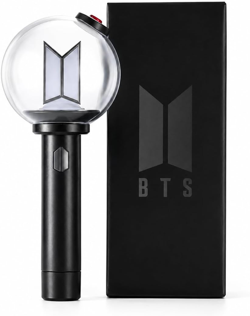 B.T.S Official LIGHTSTICK VER.4 + 7 Official Photocards & 3 Extra Photocards Set