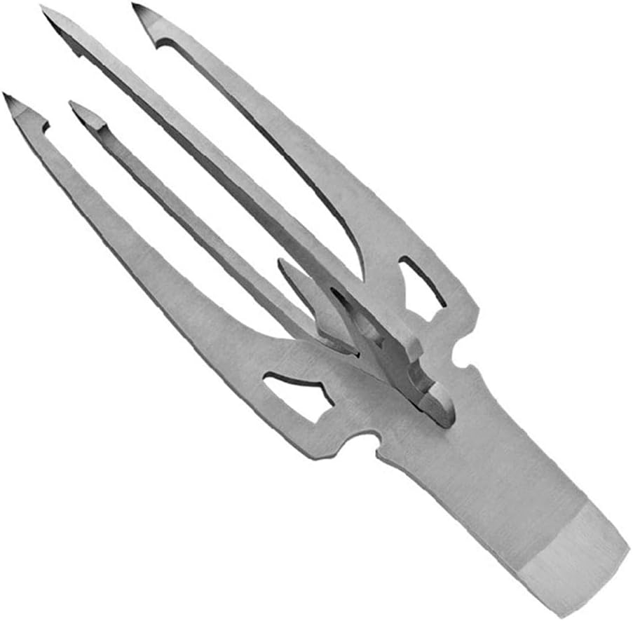 Spearhead for Fishing and Hunting Survival Kit Solid Heavy Duty Stainless Steel with Sheath and Paracord