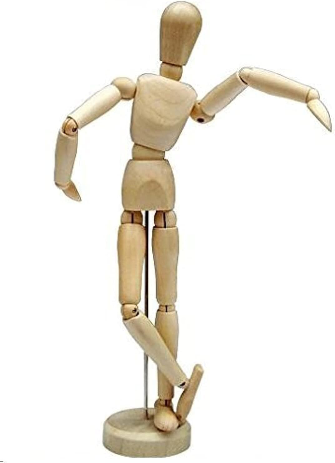 HSOMiD 12'' Artists Wooden Manikin Jointed Mannequin Perfect for Home Decoration/Drawing The Human Figure (A)