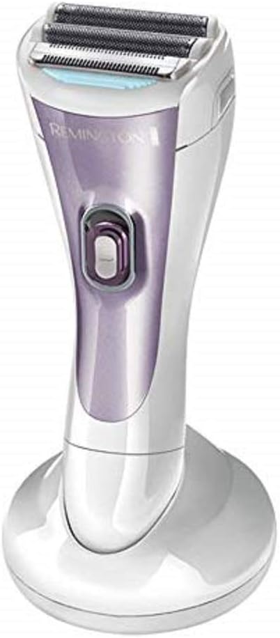 Remington Cordless Electric Lady Shaver for Women (Rechargeable, 30 Minute Usage, Wet & Dry, Showerproof, Moisturising Strip with Aloe Vera, Bikini Attachment, Storage Pouch, Cleaning Brush) WDF4840