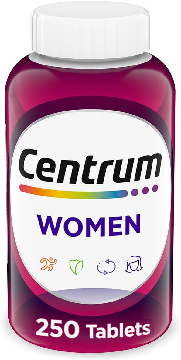 Centrum Multivitamin for Women 18 and Over, 250 Tablets