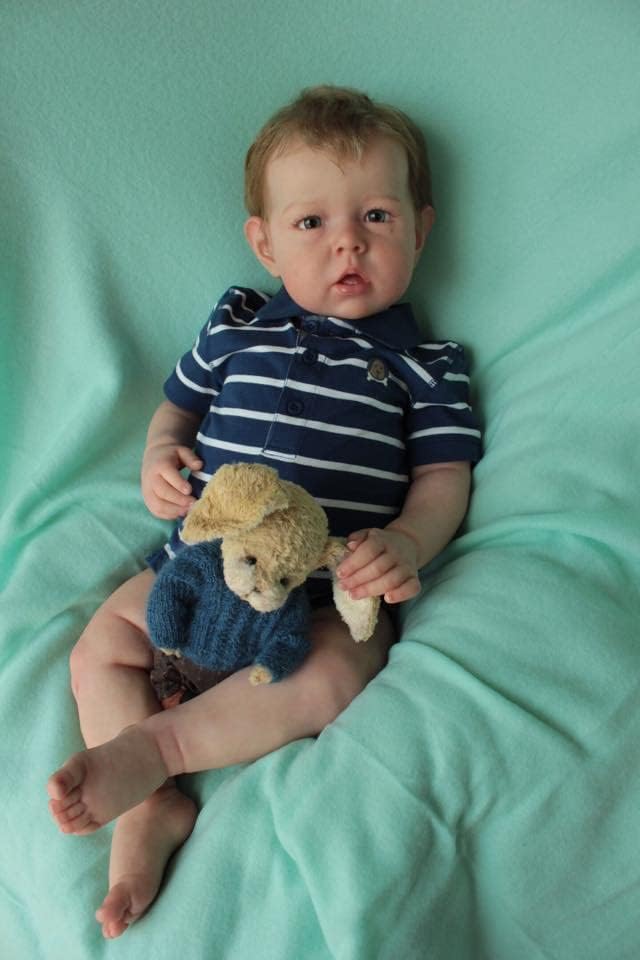 Pinky Reborn Baby Dolls Boy 20inch or 28inch Real Looking Babies Soft Silcione Baby Dolls That Look Real Lifelike Toddler Dolls for Girls Toys (28 inch)