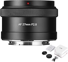 7artisans 27mm F2.8 Auto Focus Camera Lens for Sony E Mount, APS-C, Large Aperture, Prime, STM Auto Manual Focus Camera Lens
