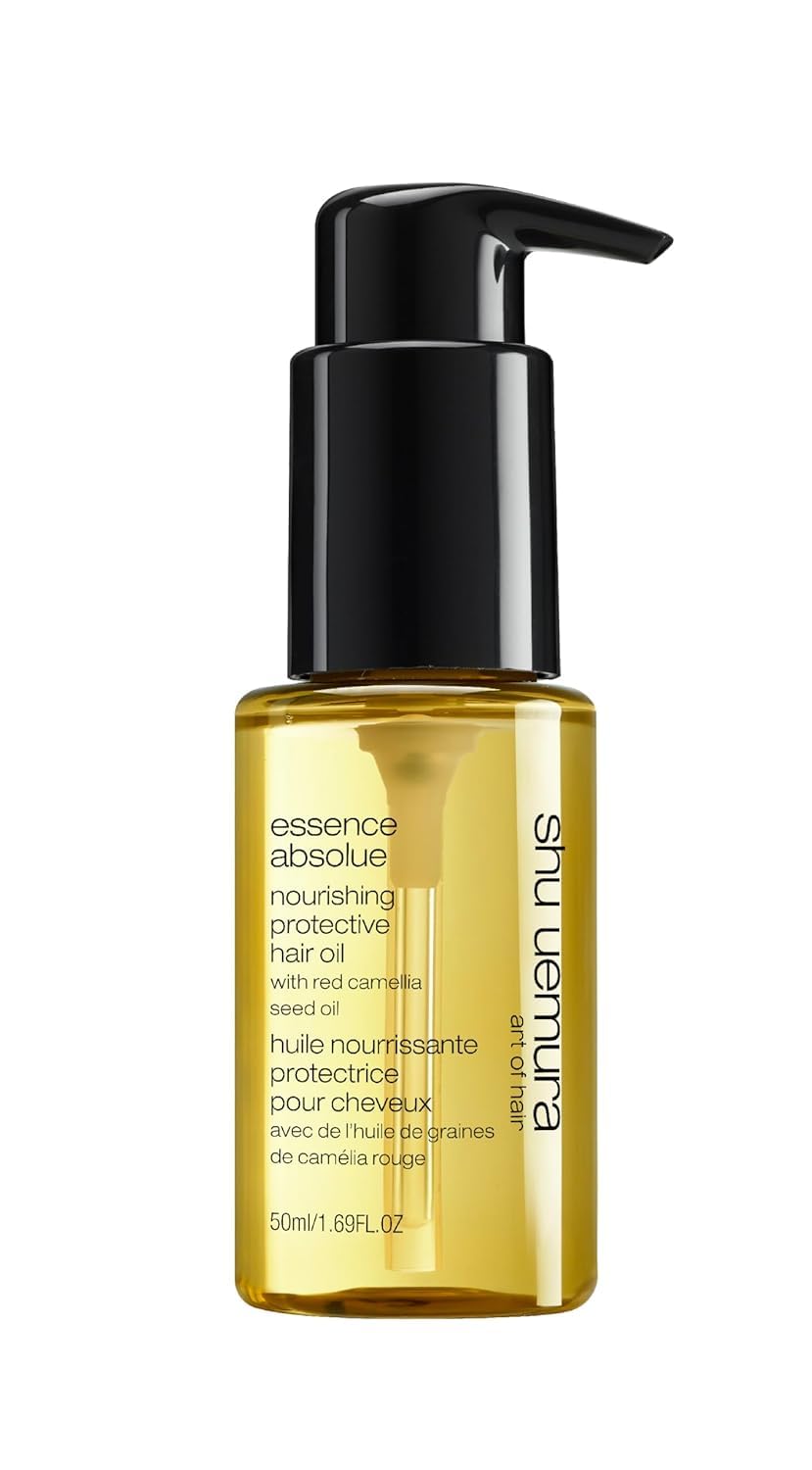 shu uemura art of hair Essence Absolue Nourishing Protective Hair Oil - Lightweight Multi-Benefit, Hydrates, Adds Shine, and Reduces Frizz with Heat Protection, With Japanese Camellia Oil
