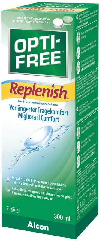 Opti-Free Replenish Soft Contact Lens Solution 300ml