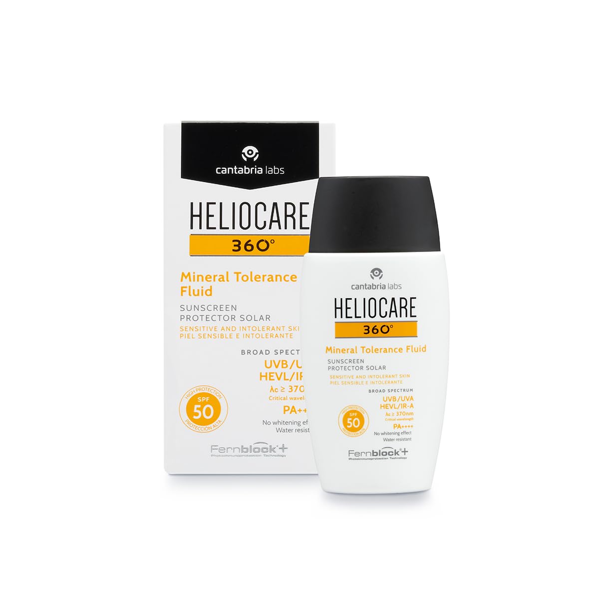 Heliocare 360 Mineral Tolerance Fluid SPF 50+ 50g, Cream