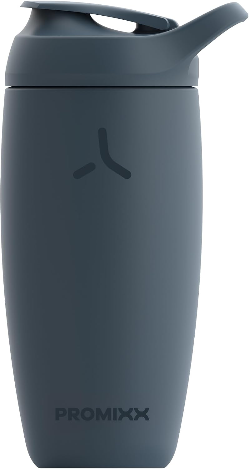 PROMIXX Pursuit Insulated Steel Shaker Bottle 18oz, Midnight Blue