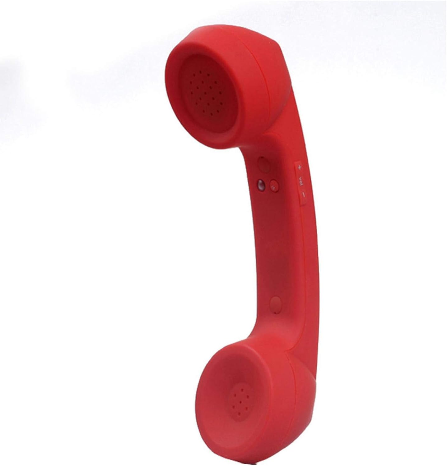 EMVANV Cordless Telephone Handset, Retro Wireless Mobile Phone Telephone Handset Receivers Headphones Radiation Proof Stereo Convenient Call Cell Phone(Red)