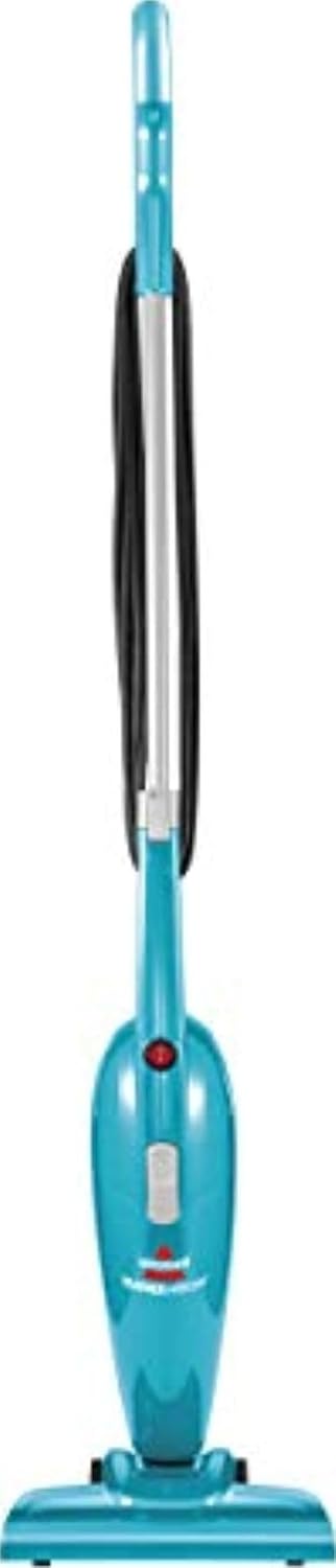 Bissell 2033 Featherweight Stick Lightweight Bagless Vacuum and Electric Broom with Crevice Tool for Hard Floors and Carpets, Blue