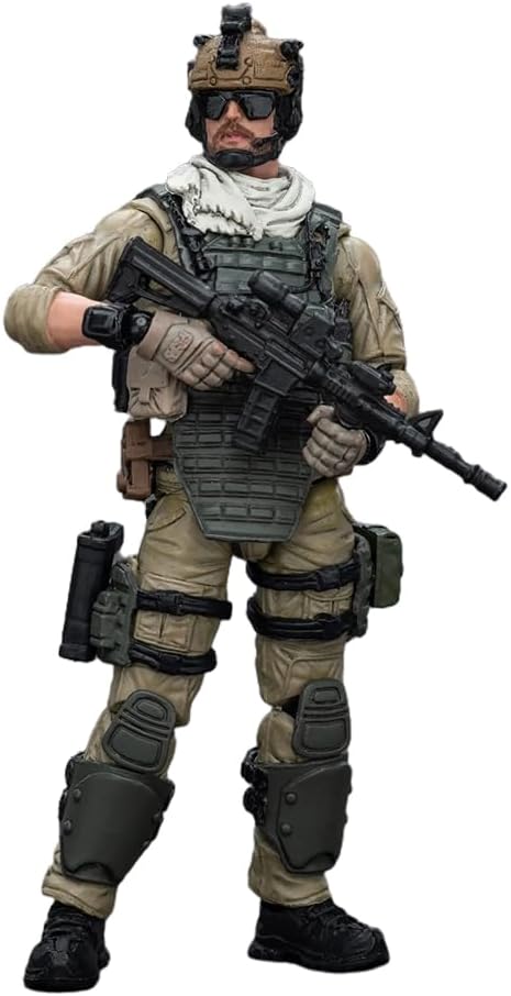 JOYTOY 1/18 Action Figures U.S. Army Delta Assault Squad -Breacher Collection Models Birthday Gifts