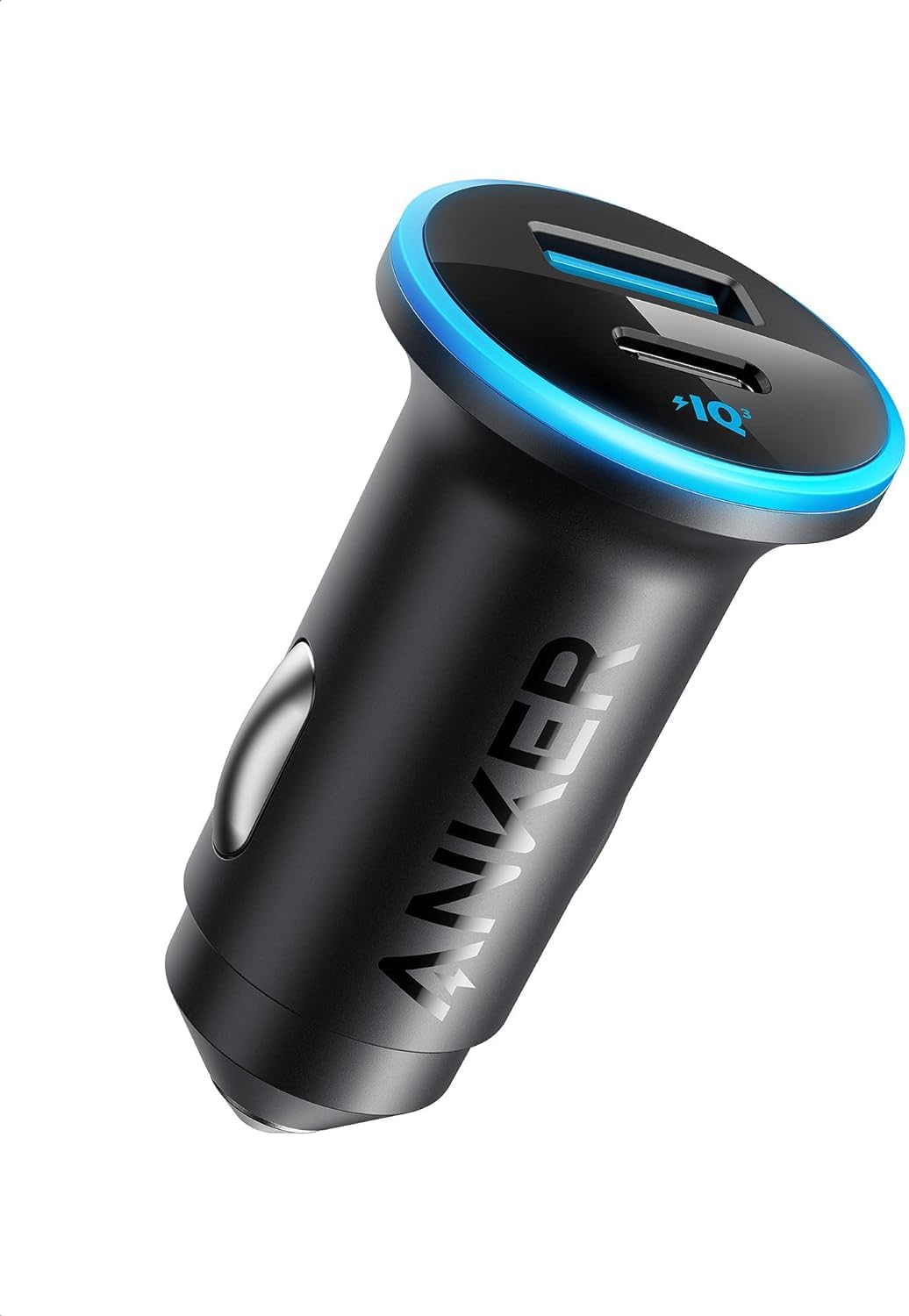 Anker 323 USB-C Car Charger Adapter, 52.5W Cigarette Lighter Charger with 30W PowerIQ 3.0 Fast Charging for iPhone 15/15 Pro Max, 14/13/12 Series, Galaxy S23/22, Pixel
