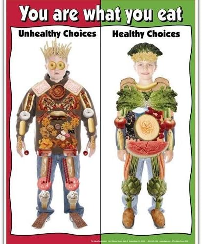 Algra Corporation You are what you eat 17" x 22" Laminated Poster