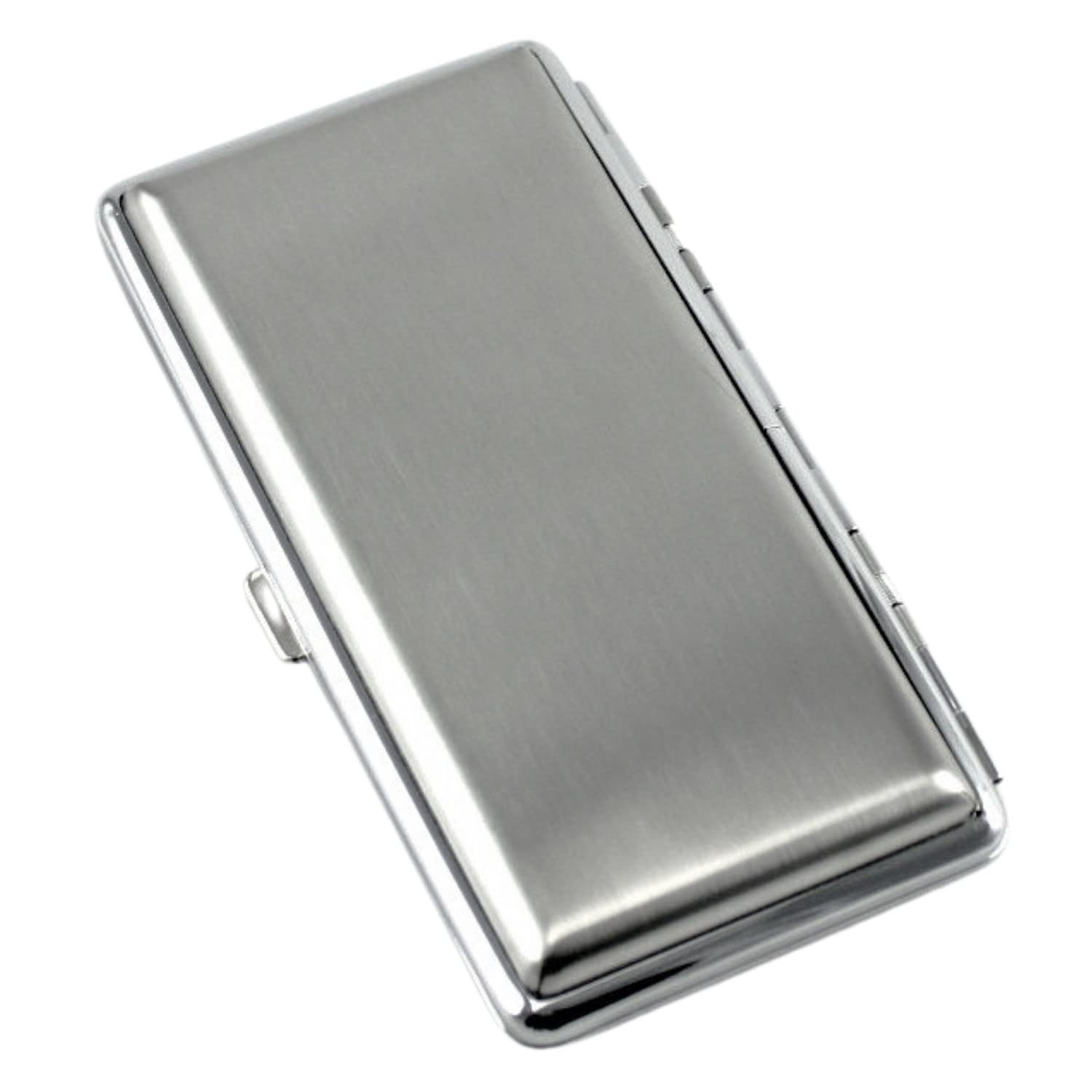 Skyway Westin Silver Cigarette Case for 120's - Durable Metal Cigarette Holder Case, Elegant Silver Finish, Slim Design for Men & Women, Ideal for Daily & Formal Use