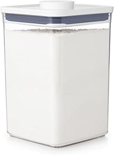 OXO Good Grips POP Container - Airtight Food Storage - Big Square Medium 4.4 Qt Ideal for 5lbs of flour or sugar