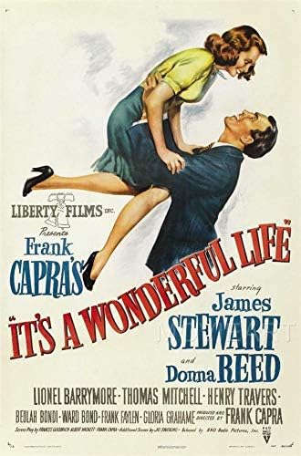 Bioprocess Its A Wonderful Life Vintage Movie Poster Wall Art Decoration Metal Plaque Poster Metal Sign 8X12 inches