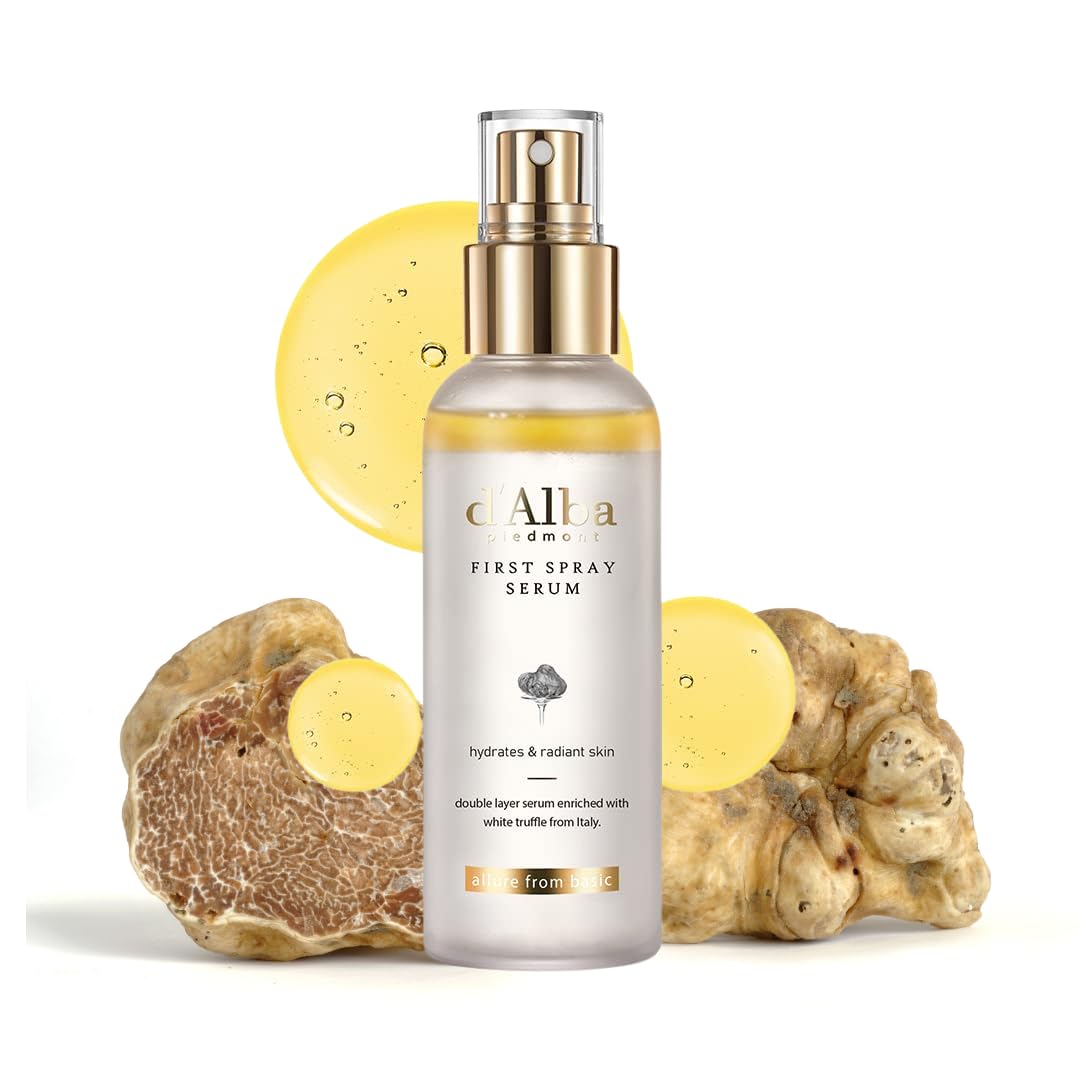 d'alba Piedmont [ORIGINAL] d'alba Piedmont White Truffle Mist Spray Serum Super Elasticity Anti-aging Deep Hydration Mist Face Serum for Women Anti Wrinkle Italian Spray Serum (Mist Serum)