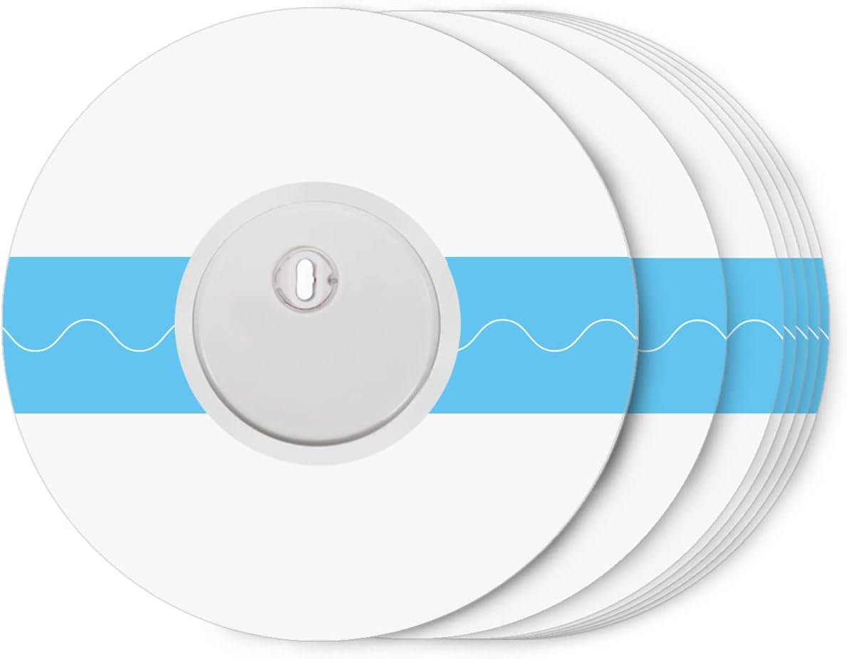 Freestyle Libre 3 Sensor Covers, Waterproof Adhesive Patches, 60 Pack, Transparent, 14 Days