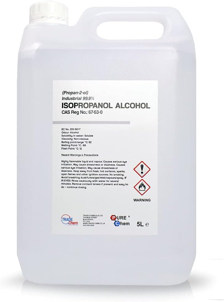Isopropanol Alcohol IPA 99.99% - Pure Chem (White) 5L