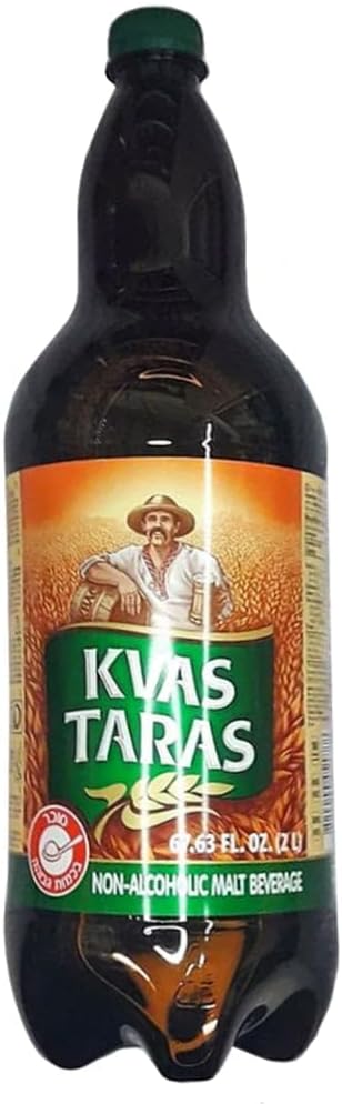 Kvas Taras Malt Beverage Drink Non Alcoholic 2L Pack Of 2