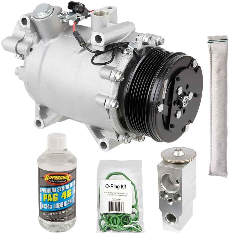 AC Compressor & A/C Repair Kit For Honda CR-V 2007 2008 2009 2010 2011 - BuyAutoParts 60-81204RK New