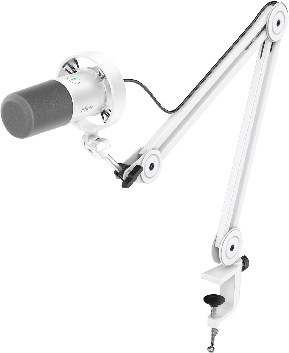 FIFINE AmpliTank K688TW Podcast XLR/USB Microphone Kit, Dynamic Vocal Mic