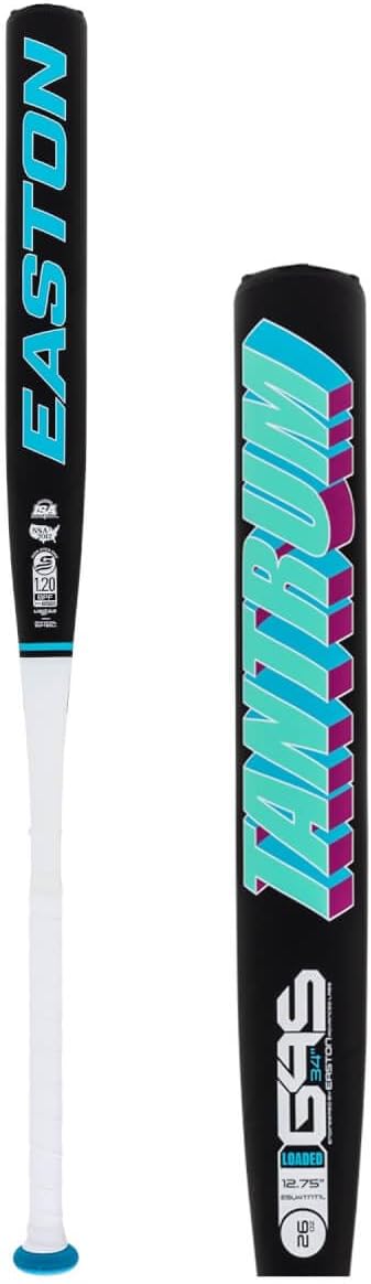 2024 Easton Tantrum 12.75" Loaded USSSA Slow Pitch Softball Bat: ESU4TNT1L 34" 27 oz.