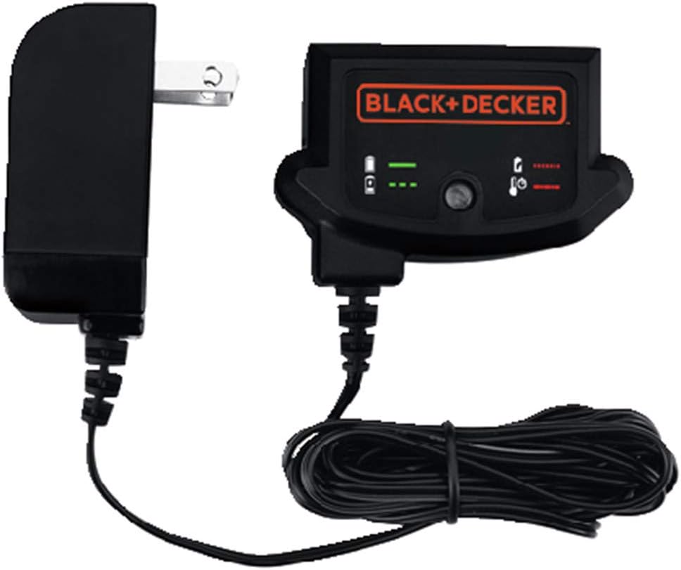 BLACK+DECKER 20V MAX Lithium Battery Charger, Compatible with 12V and 20V Battery, Battery Sold Separately (LCS1620B)