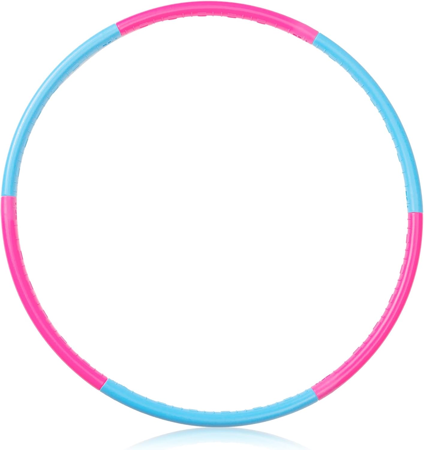 Liberry Kids Exercise Hoop, Detachable & Size Adjustable Toy Hoop, Professional Hoola Rings for Kids, Blue, Pink