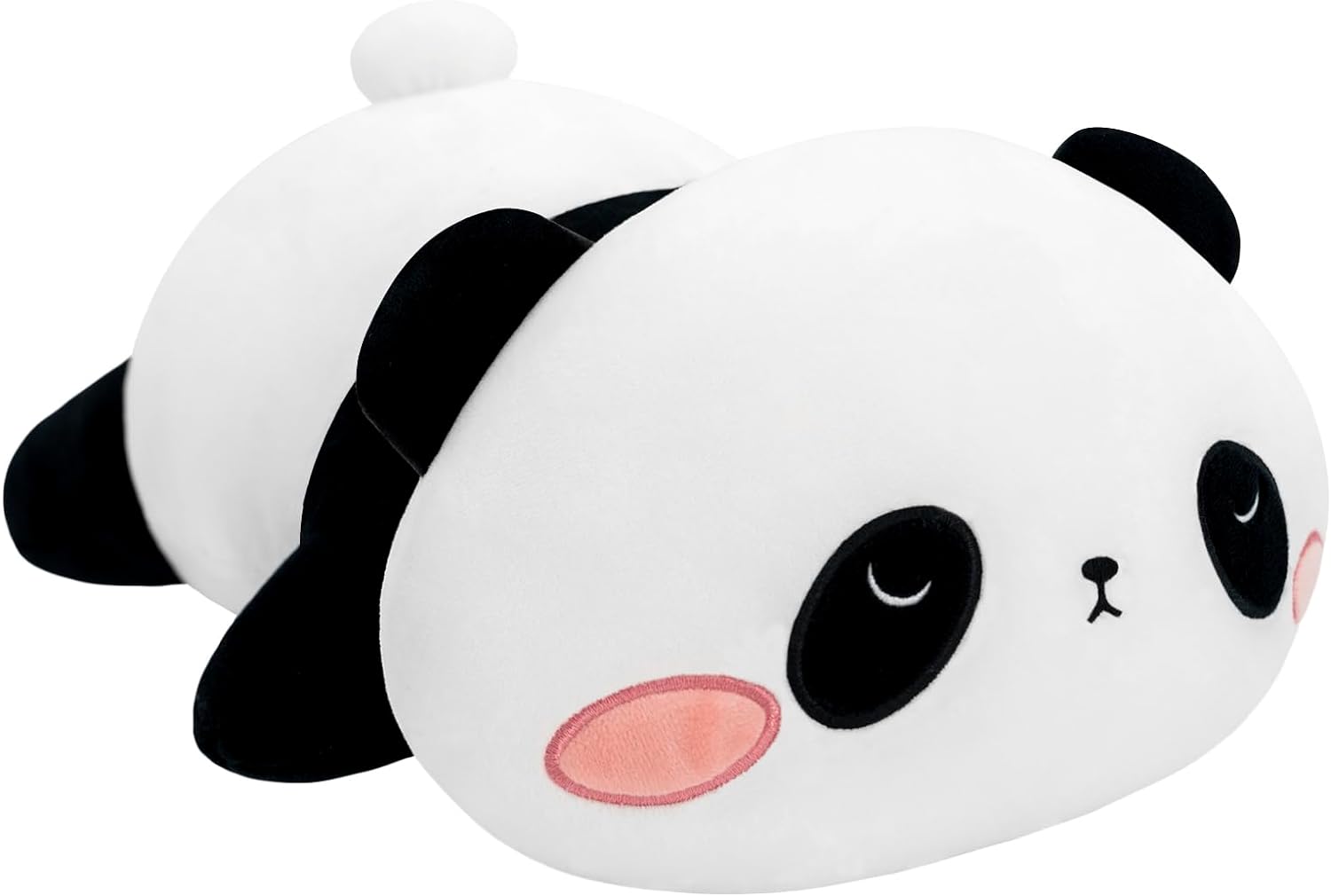 SQEQE Weighted Panda Plush, Weighted Panda Stuffed Animal for Anxiety, Cute Panda Plushies Soft Panda Bear Pillow Toy Gift for Kids Adults 25CM