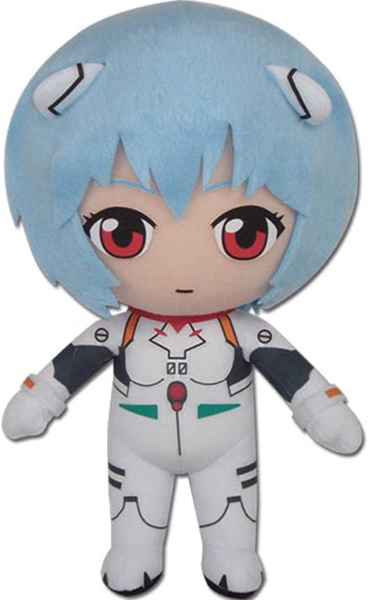 Great Eastern Evangelion GE-52302 Rei Plugsuit Stuffed Plush, 8", Multi-Colored