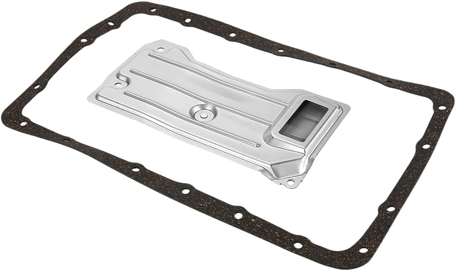 Transmission Filter Oil Fluid Filter Pan Gasket Kit - Compatible for Jeep Cherokee XJ AW-4 Models 1987-2001 - Replace Part 83504032K, 25174469, 58936