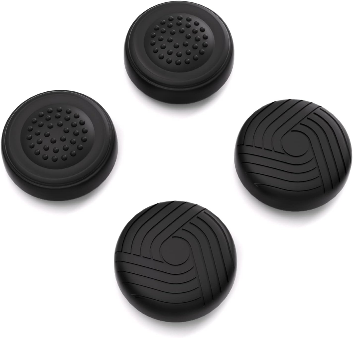 PlayVital Thumb Grip Caps for Steam Deck LCD, Silicone Thumbsticks Grips Joystick Caps for Steam Deck OLED - Samurai & Guardian Edition