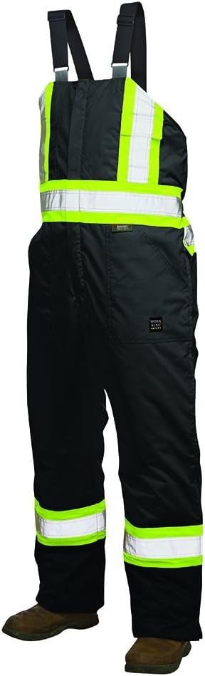 Work King mens Hi Vis Insulated Safety Overall