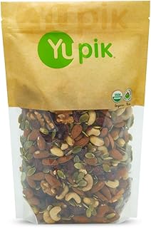 Yupik Organic Protein Boost Trail Mix, 2.2 Lb, A Mix Of Cashews, Almonds, Pumpkin Seeds, Walnut, Cranberries, Pack of 1
