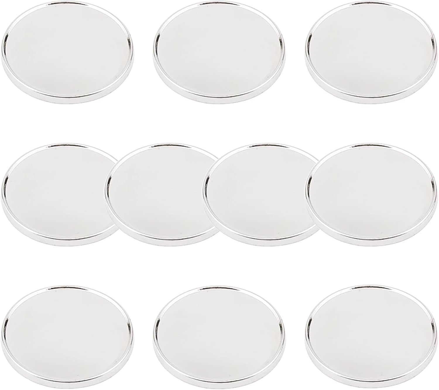 Eshan Golf Ball Marker 10 Pack Metal Alloy Markers Men Women Golfer Gifts Golf Sports Court Accessories For Magnetic Hat Clips