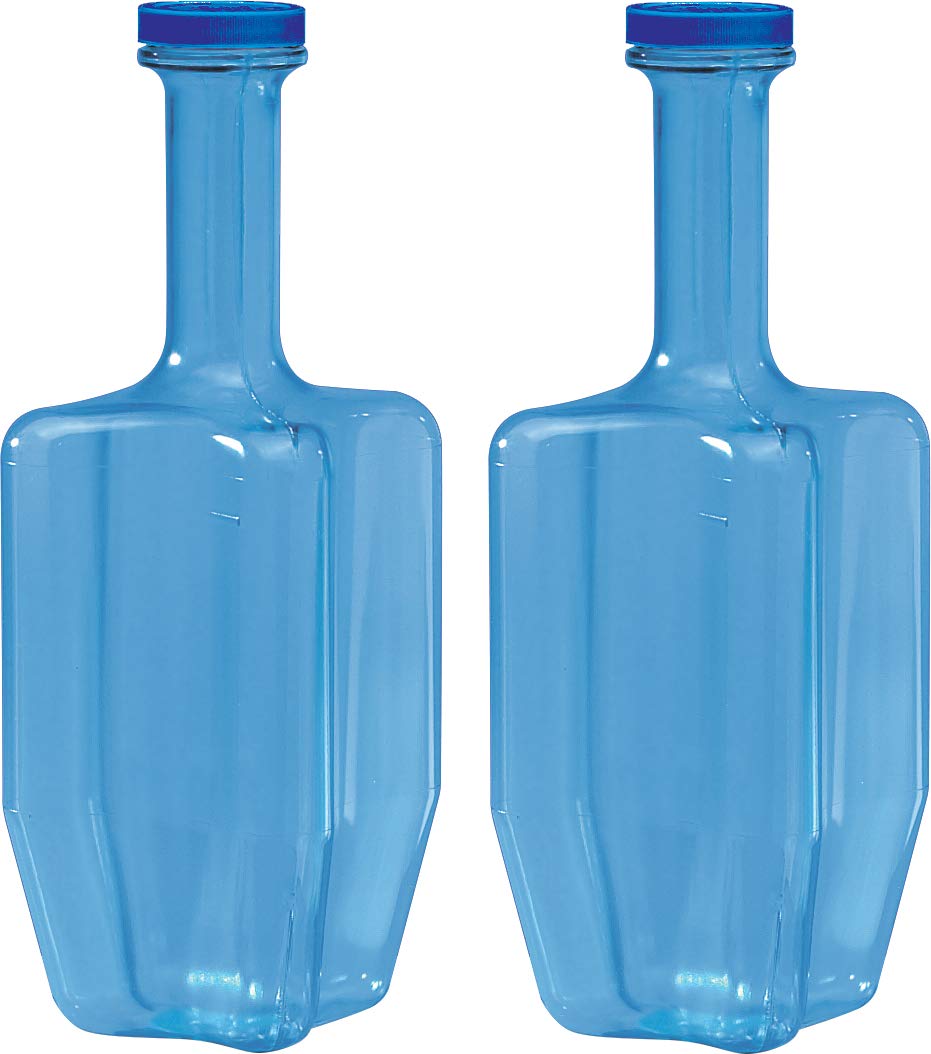 San Jamar Rapi-Kool Cold Paddle Chill Utensil for Chilling Soups and Hot Liquids In Restaurants and Kitchens, Plastic, 64 Ounces, Blue, (Set of 2)