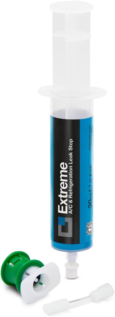 ERRECOM Extreme – 30 ml, Leak Stop for Vehicle A/C Systems using R1234yf Refrigerant Gas, includes Adapter for Low-Pressure Charging Port R1234yf